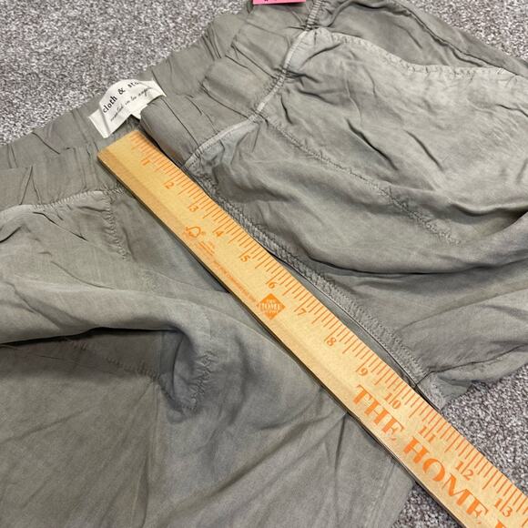 minimalist flowy comfortable pull on lounge Cloth & stone wide leg pants Medium - Picture 10 of 11